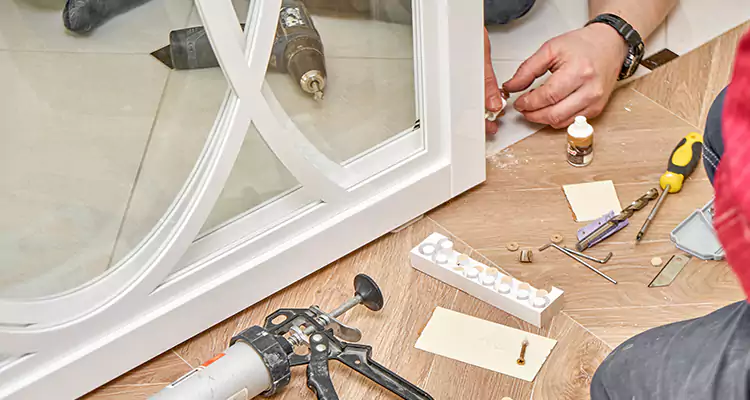 Interior Patio Door Casing Repair in Ferry Pass, FL